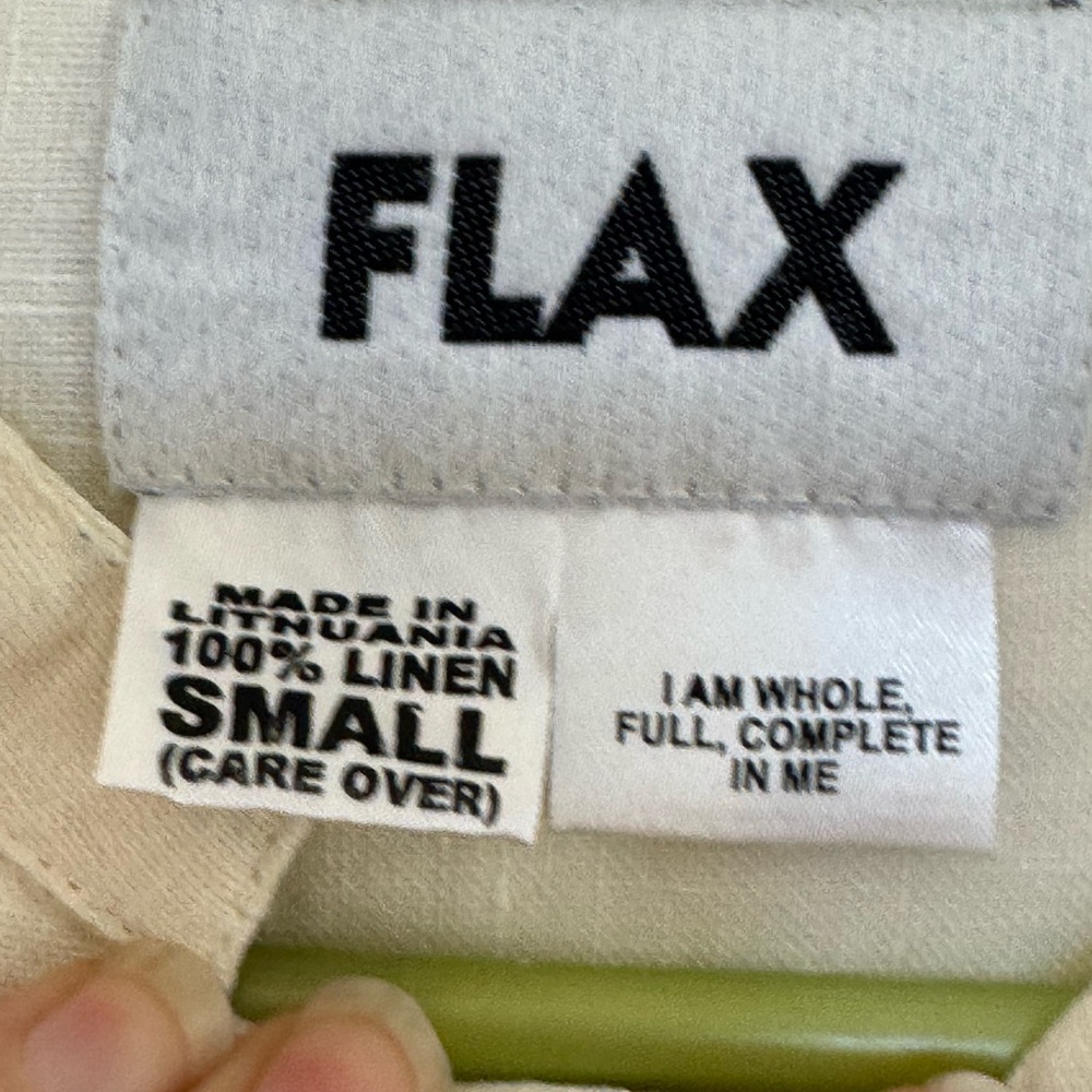 Flax White Button-Up Jacket Classic - image 3